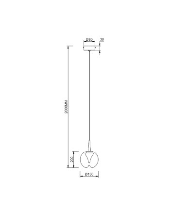 ANDRÓMEDA * COLGANTE 1L - BASE ORO - CRISTAL CROME 8939